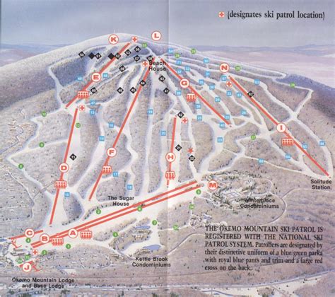 Okemo Mountain Trail Map