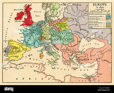 Map Of Europe 1810
