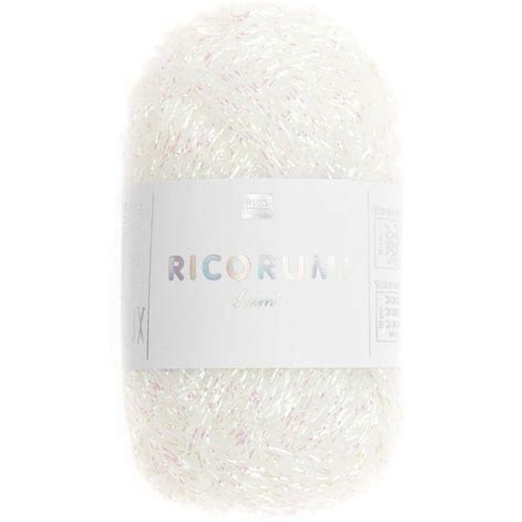 Rico Ricorumi Lame Weiß Irisierend Garn