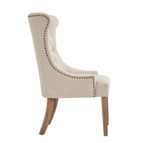 Sit in regal comfort with the traditional iNSPIRE Q Upholstered Button ...