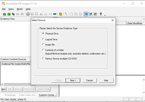 Creating a Forensic Image Using FTK Imager Encase Imager 的图像结果