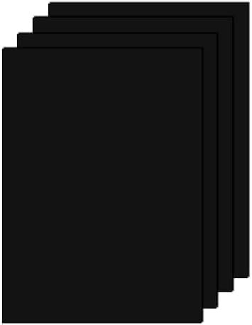 Lakeer A3 Black Mounting Board (Z Black Colour) Pack of 4 Cardstock ...