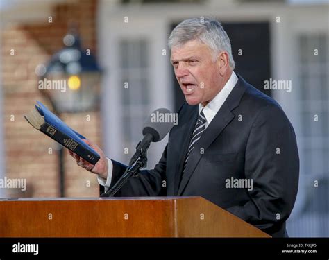 Franklin Graham, son of Rev. Billy Graham, speaks at the evangelist's ...