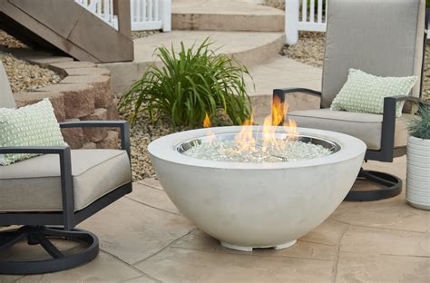 White Cove 30" Gas Fire Pit Bowl by Outdoor Greatroom Company - The Wickery