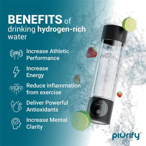 PIURIFY Hydrogenator® Bottle - Black – Piurify