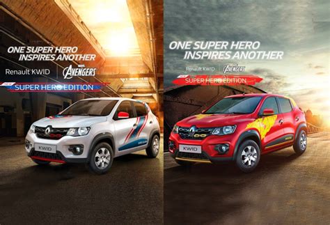 Renault Kwid Super Hero edition with Iron man and Captain America ...