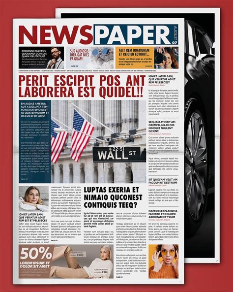 Image result for InDesign Newspaper Template