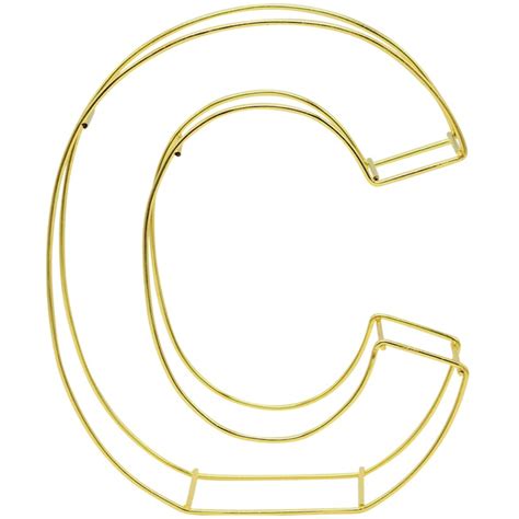 8in. Metal Monogram C