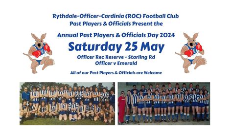 ROC Past Players & Officials Day 2024, 20 Starling Road, Officer, VIC ...