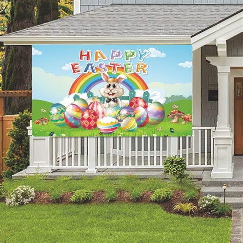 Happy Easter Day Backdrop Banner 6 x 4 Feet Large | Ubuy India