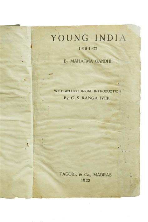 Young India 1919-1922 by M.K. Gandhi | Prinseps