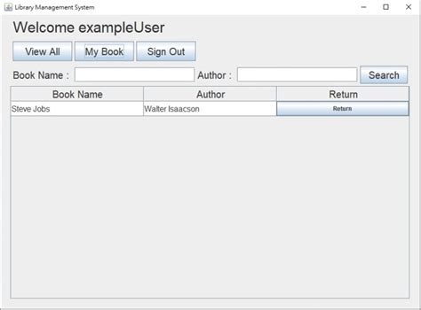 Image result for Library Management System Java Project Output Screen