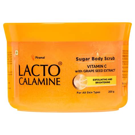 Buy Lacto Calamine Vitamin C Sugar Body Scrub | 200 g | Gentle Body ...