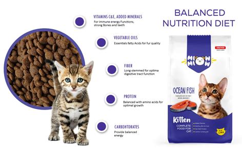 Taiyo Miow Miow Kitten Ocean Fish, Dry Cat Food, Complete and Balanced ...