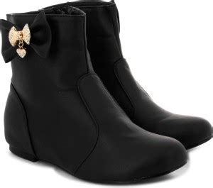 NELL Boots For Women - Buy Black Color NELL Boots For Women Online at ...