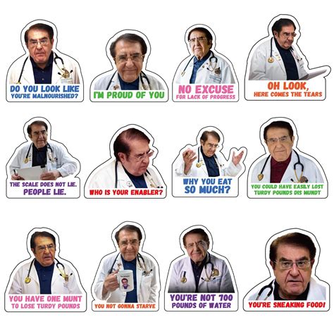 12 Pack Dr Now Magnets, Funny Dr. Nowzaradan Fridge Magnet - 3" × 3 ...