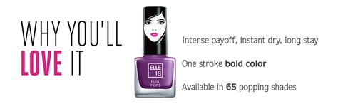 Buy ELLE 18 NAIL POPS 196 5ML Online at Low Prices in India - Amazon.in