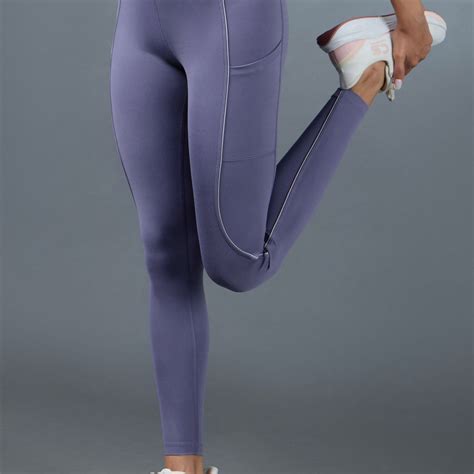 Women's Purple Pace Up Running Tights – Curefit Healthcare Pvt Ltd
