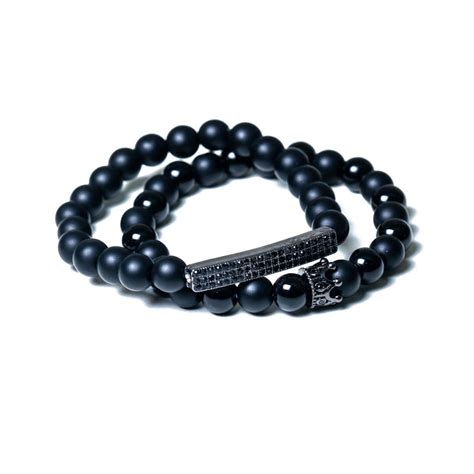 Signature Style #26 Men's Handcrafted Beads Bracelet – MYSTOCK