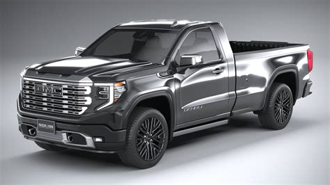 GMC Sierra Denali Regular Cab 2022 - 3D Model by SQUIR