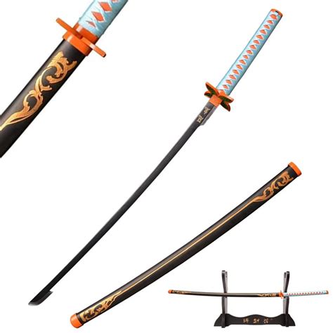 Buy Valley Demon Slayer Cosplay Anime s, Handmade Katana Samurai Real ...