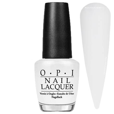 OPI Alpine Snow Nail Polish 15ml (NL L00) | Nail Polish Direct
