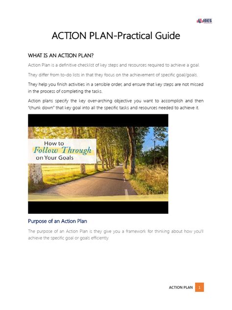 Action Plan Tutorial 的图像结果