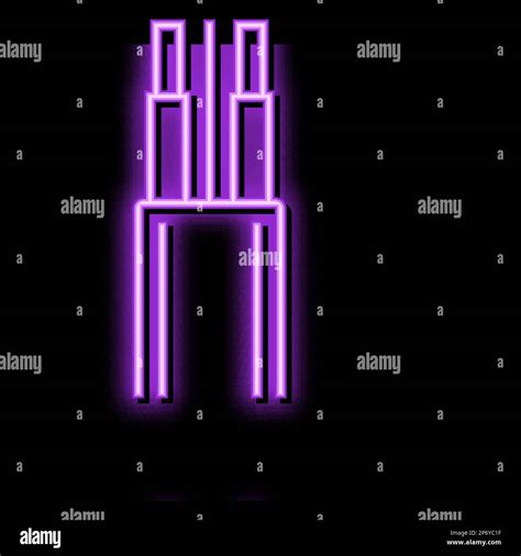 uf underground feeder cable neon glow icon illustration Stock Vector ...