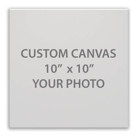 Canvas Print, Your Photo Printed on a Canvas, 10" x 10" | Inked Design ...