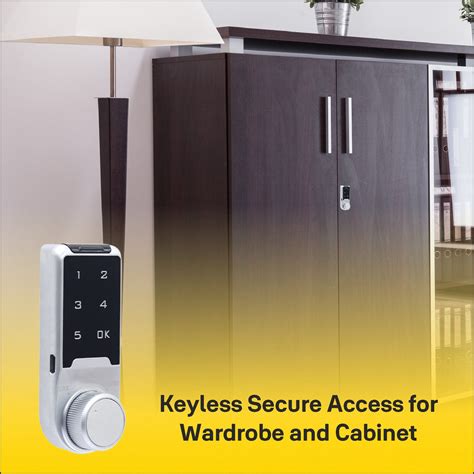 Mesh Pin Digital Wardrobe Lock for Wardrobes and Cabinets – Yale India