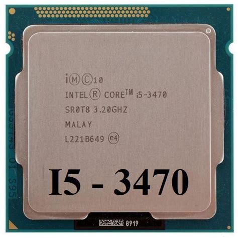 Original lntel Core I5-3470 I5 3470 3.2GHz Quad-Core LGA 1155 L3 Cache ...