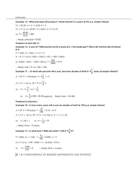Business Mathematics PDF - B. Com Co. Operation - MG University - Studocu