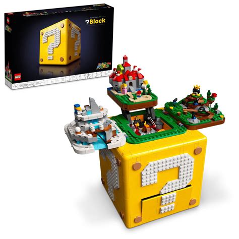 Image result for Mario Question Block LEGO Set