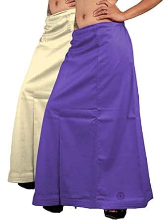 Buy The Crafted Women's Pure Cotton Readymade Inskirt Saree Petticoats ...
