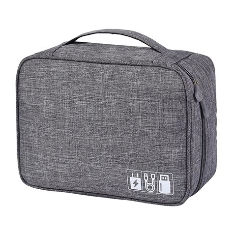 ATORSE® Travel Electronic Cord Organiser Case Gadget Bag Disk Cable Usb ...