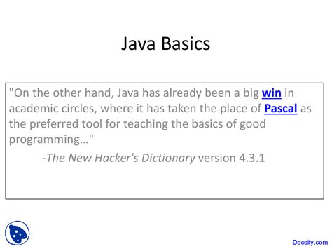 Image result for Basics Computer Lecture Java Programming