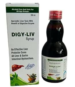 Buy Digy-Liv Ayurvedic Liver Enzyme Syrup (Pack of 2) Online at Low ...