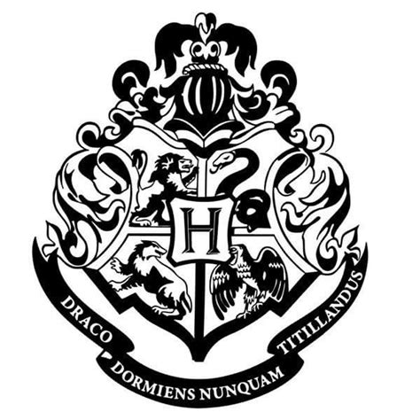 Harry Potter Hogwarts Crest Printable