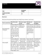 Image result for Personal Development Plan CIPD