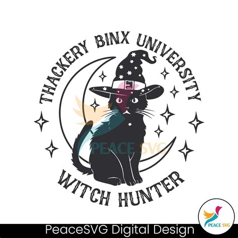 Thackery Binx University Hocus Pocus SVG Clipart » Peace SVG