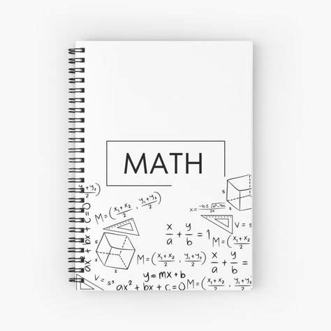 Math Notebook Design