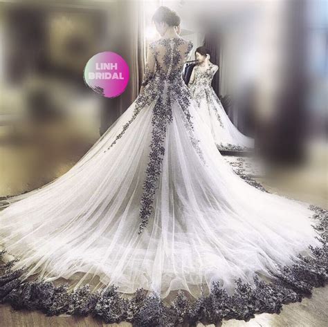 Dark grey wedding dress 60 photos - Vianawedding.com