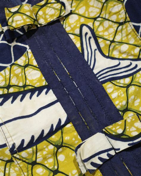 African Batik, Fish pattern Flare Sleeve Blouse | Oasis the Surreal