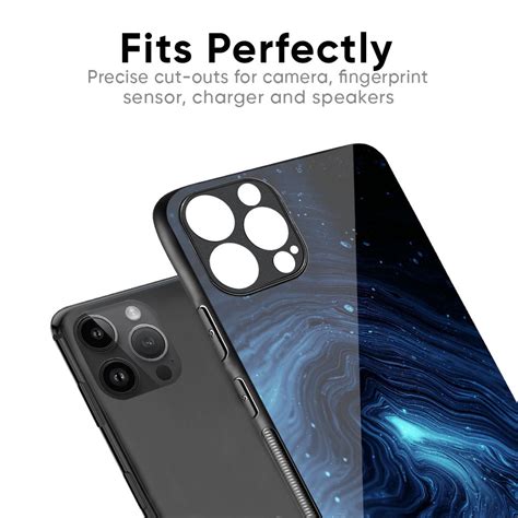 Dazzling Ocean Gradient iPhone 15 Pro Max Glass Back Cover - Flat 35% ...