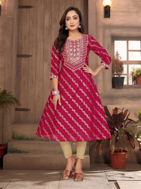 Buy A-Line Kurtas for Women Online in India | Rangita