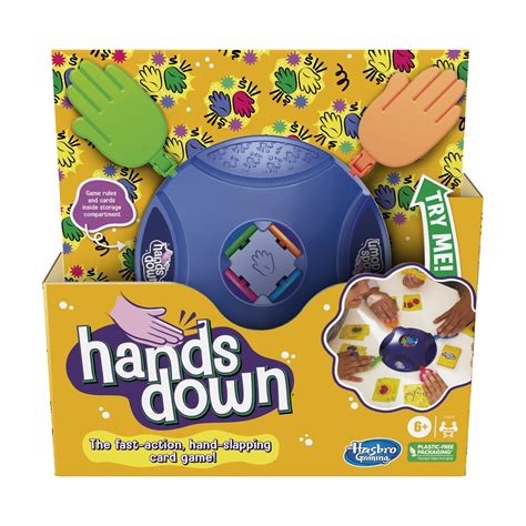 Hasbro's Hands Down Card Game - Original, Fast-Action, Fun for Kids 6 ...