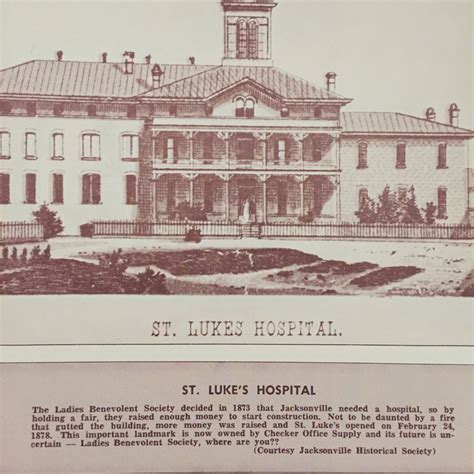 The center part of the old St. Luke's hospital now houses the archives ...