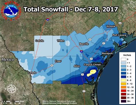 South Texas Snowstorm - December 7-8, 2017