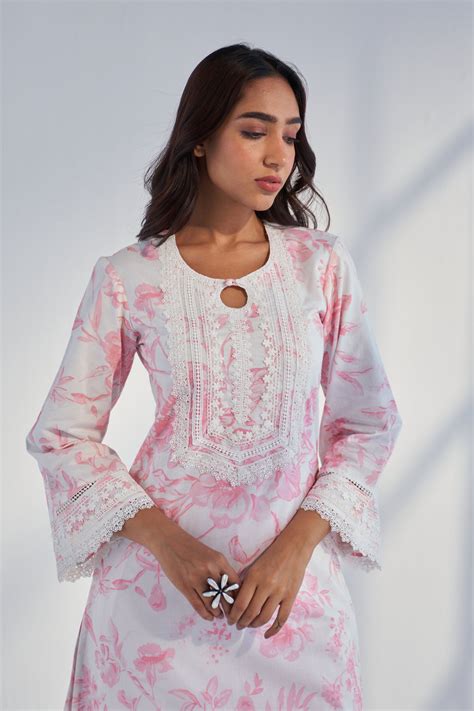 Raya Pink Kurta – Roze