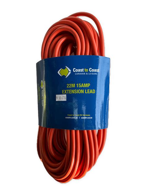 22m/15AMP Coast Heavy Duty Extension Lead – RV Repairs & Service